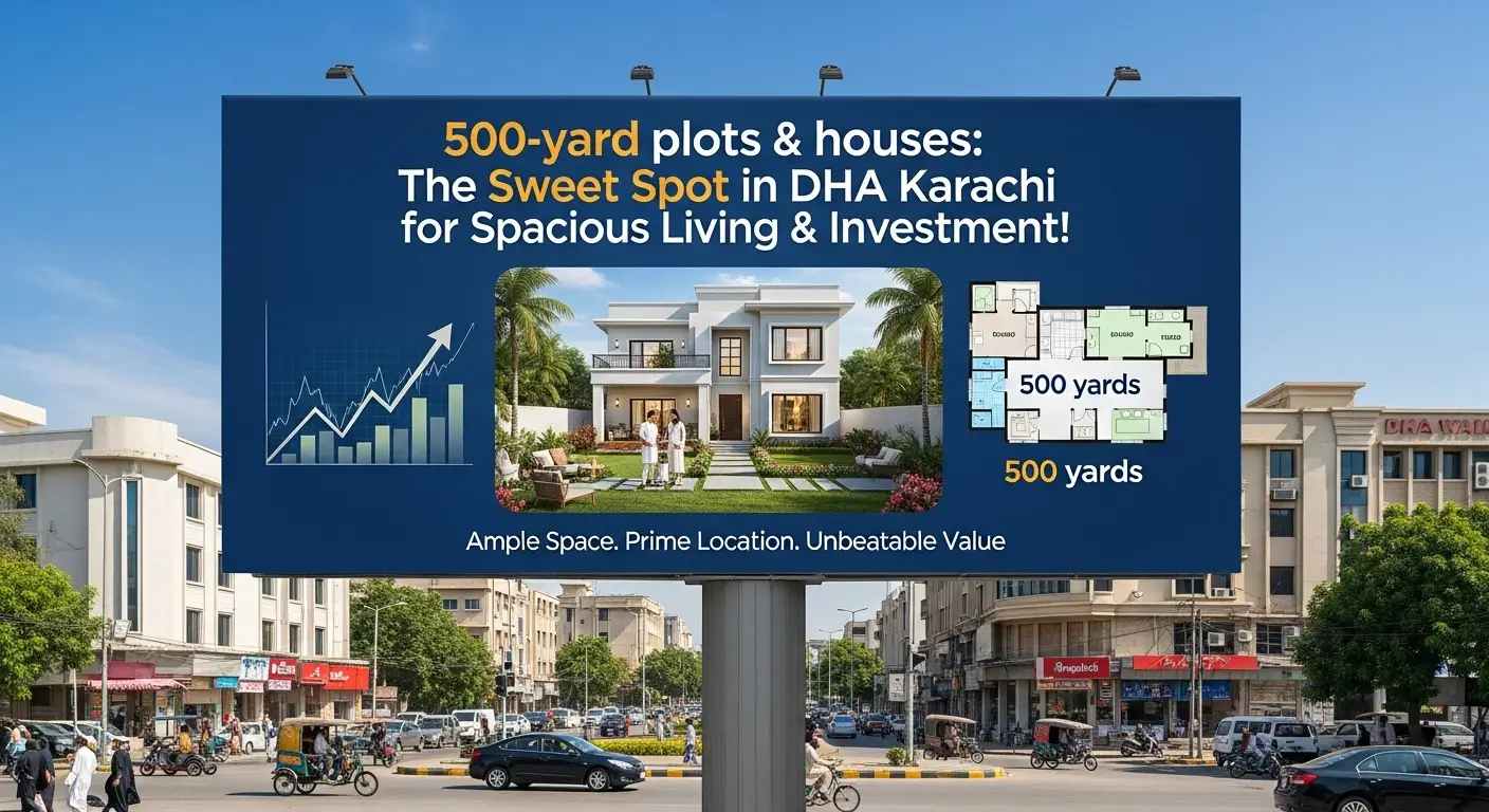 500 yards house in DHA Karachi Phase 8 price comparison