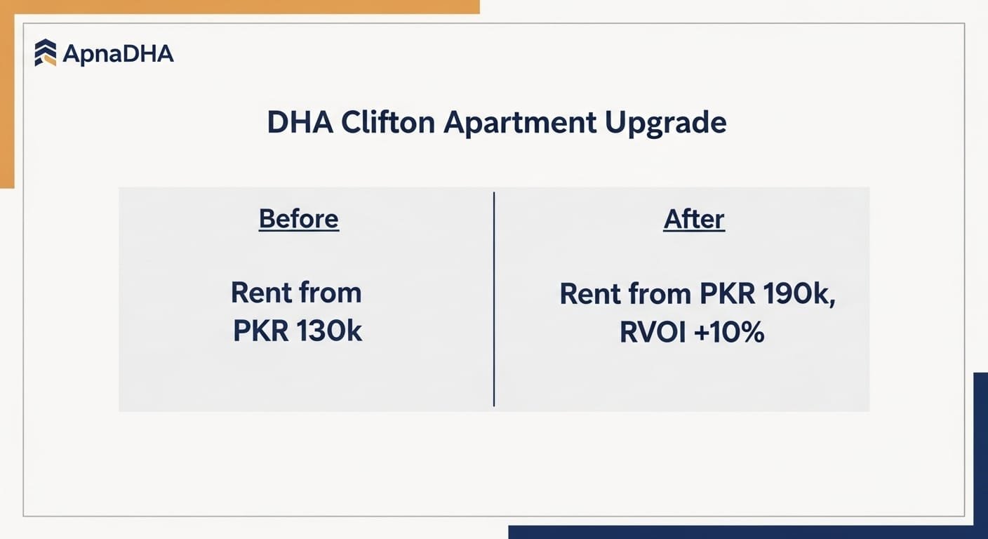 DHA Clifton Apartment Renovation ROI planning