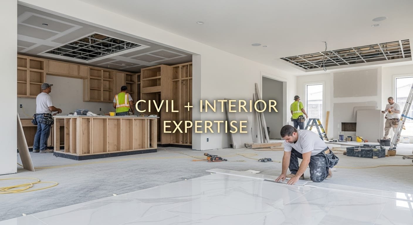 Design build execution for DHA Karachi homes
