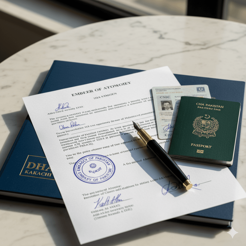 DHA Karachi Hiba legal heirs and transfer documentation guide