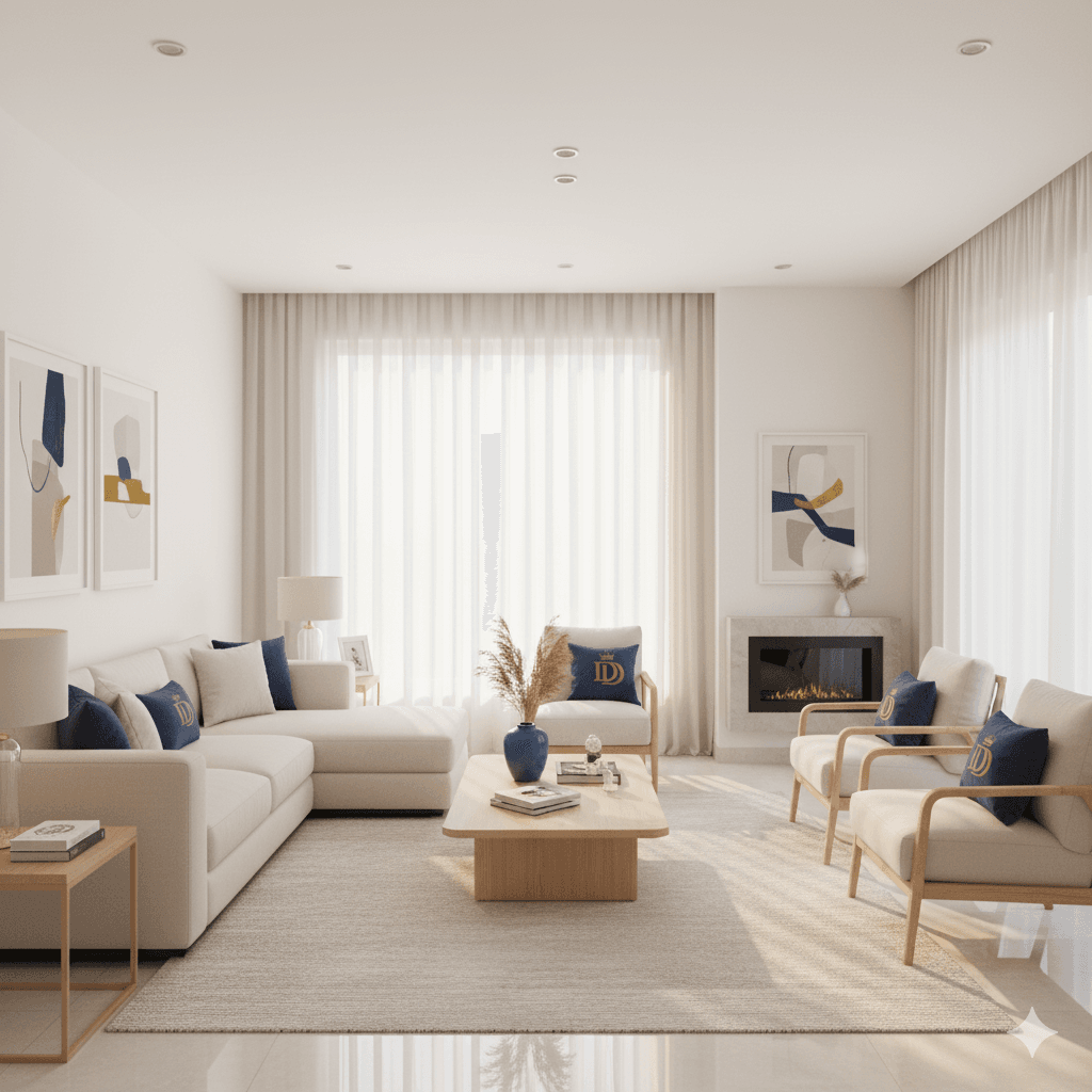 Prepared DHA Karachi house interior for property sale photography