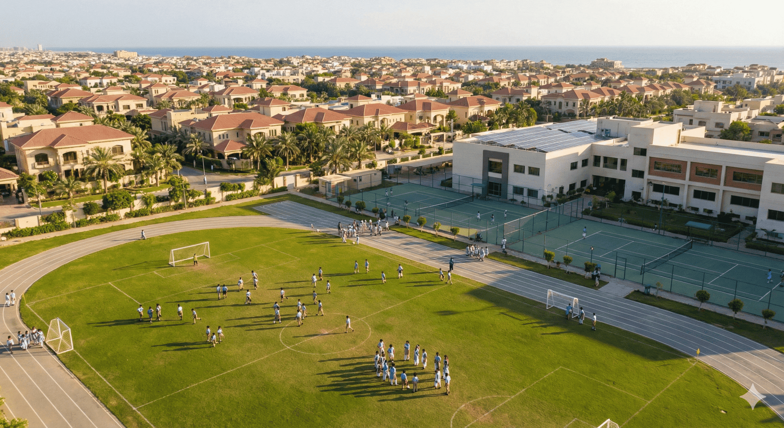 Students and school activities in DHA Karachi