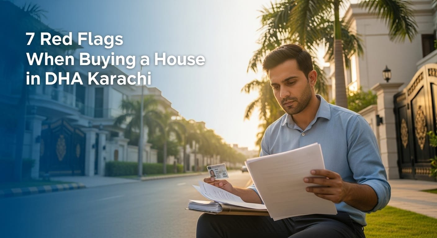 Red flags when buying a house in DHA Karachi 2025 banner