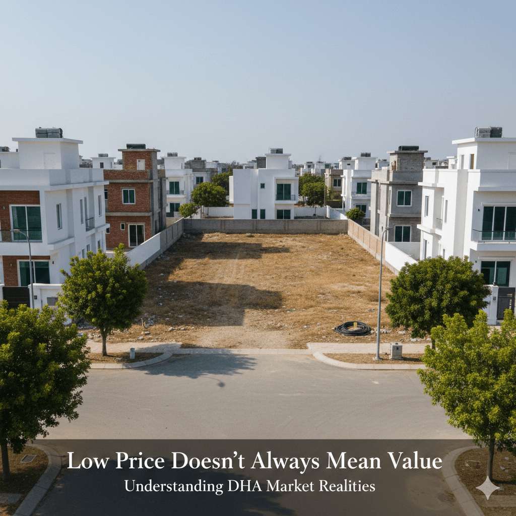 Cheap Plots in DHA Karachi
