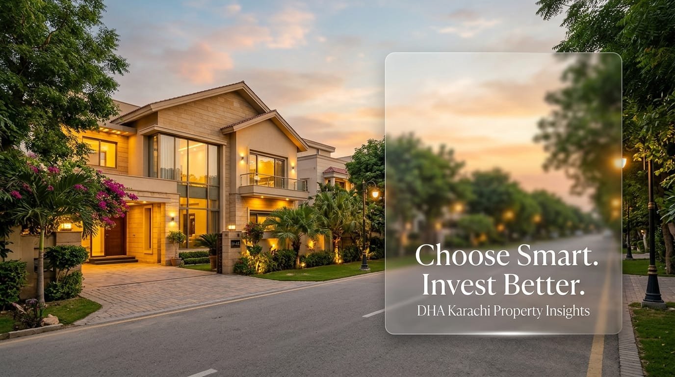 House investment in DHA Karachi compared with a plot