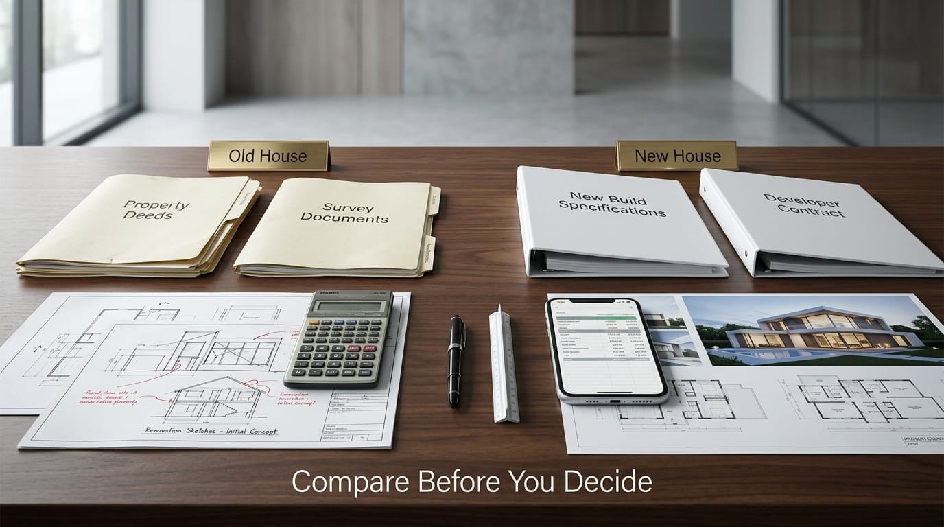 Older house renovation decision in DHA Karachi