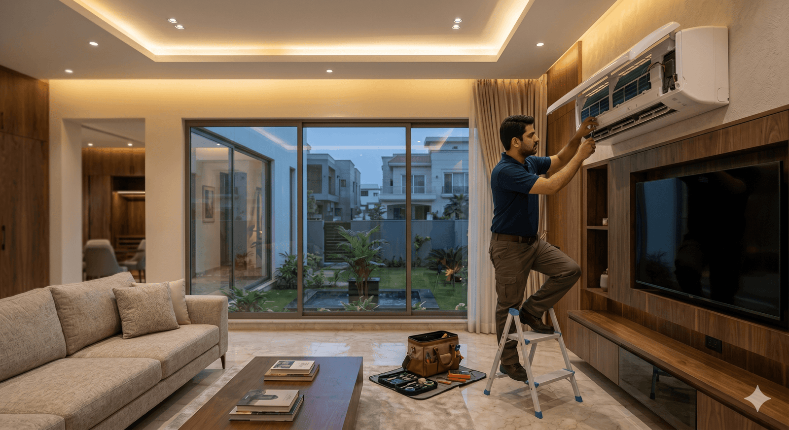Home services in DHA Karachi AC maintenance
