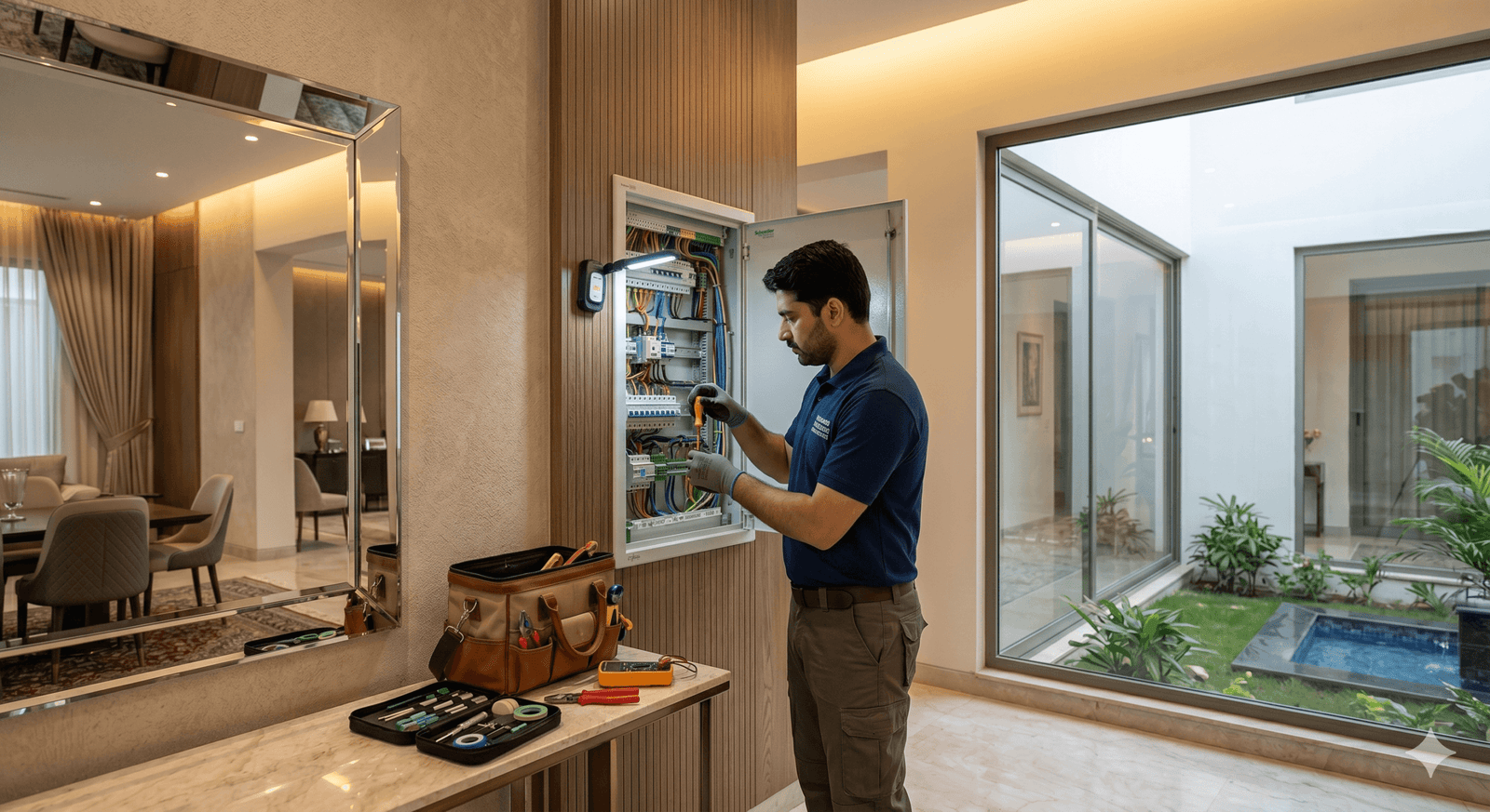 Home services in DHA Karachi electrical inspection