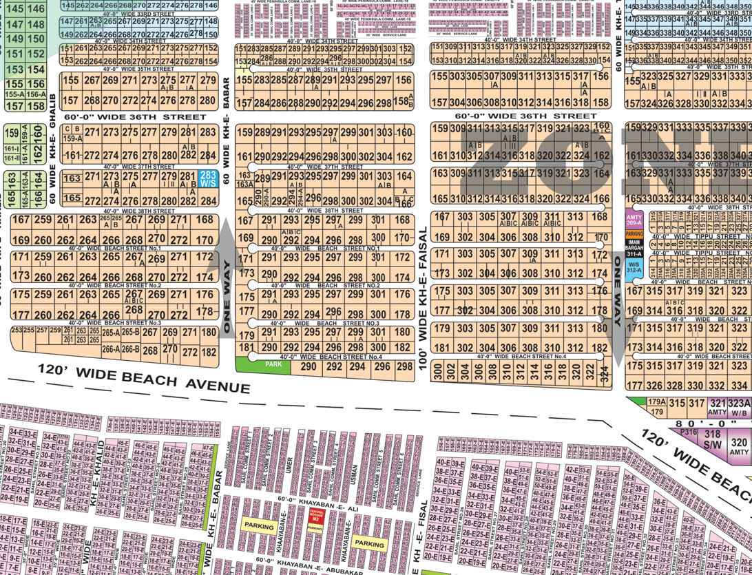 2,000 Sq Yards Residential Plot for Sale in Phase 8, DHA Karachi
